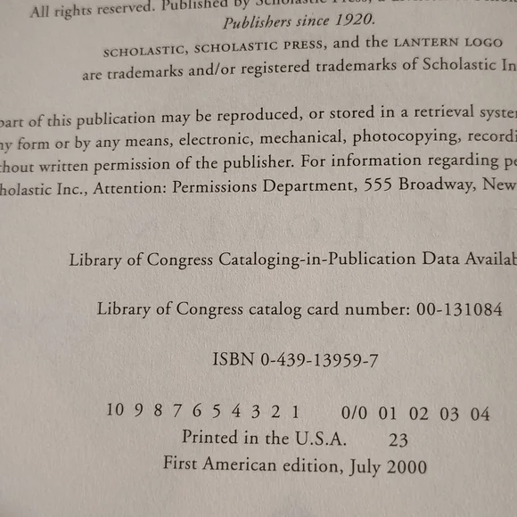 1st Edition 1st Print Harry Potter And The Goblet Of Fire American Edition HC - Picture 3 of 14